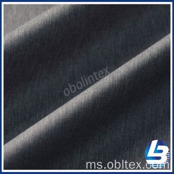 Obl20-665 poliester kationik twill kain dengan TPU bersalut